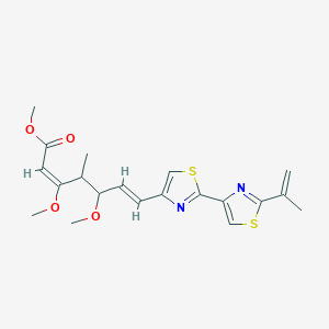 molecular formula C20H24N2O4S2 B1245133 Melithiazol B 
