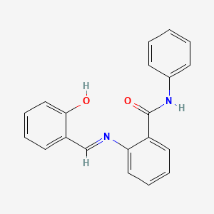 2-[(2-hydroxybenzylidene)amino]-N-phenylbenzamide