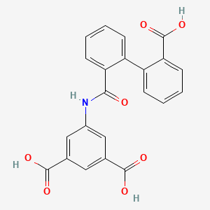 5-[[2-(2-Carboxyphenyl)benzoyl]amino]benzene-1,3-dicarboxylic acid