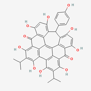 molecular formula C41H30O11 B1245156 Blepharismin 