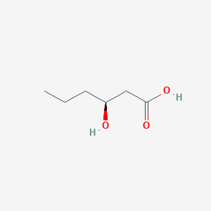 molecular formula C6H12O3 B1245157 (3S)-3-hydroxyhexanoic acid CAS No. 66997-60-2
