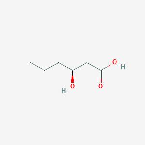 molecular formula C6H12O3 B1245157 (3S)-3-羟基己酸 CAS No. 66997-60-2