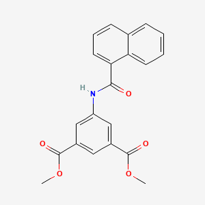 Dimethyl 5-[(naphthalen-1-ylcarbonyl)amino]benzene-1,3-dicarboxylate