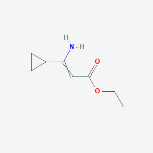 3-Amino-3-cyclopropyl-acrylic acid ethyl ester