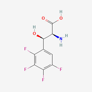 (2S,3R)-2-amino-3-hydroxy-3-(2,3,4,5-tetrafluorophenyl)propanoic acid