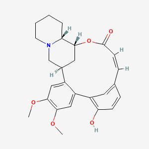 (1S,13Z,17R,18R)-9-hydroxy-4,5-dimethoxy-16-oxa-23-azapentacyclo[15.7.1.18,12.02,7.018,23]hexacosa-2,4,6,8,10,12(26),13-heptaen-15-one