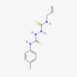 molecular formula C12H16N4S2 B12451728 N-(4-methylphenyl)-N'-(prop-2-en-1-yl)hydrazine-1,2-dicarbothioamide 