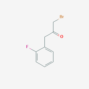 molecular formula C9H8BrFO B12451788 1-Bromo-3-(2-fluorophenyl)propan-2-one 