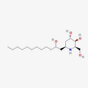 molecular formula C18H37NO4 B1245205 batzellaside A 
