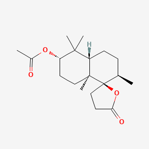 molecular formula C19H30O4 B1245215 Vitedoin B 