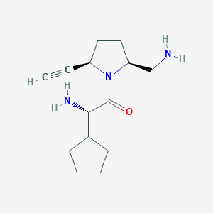 (1S)-2-[(2S,5R)-2-(Aminomethyl)-5-ethynylpyrrolidin-1-YL]-1-cyclopentyl-2-oxoethanamine