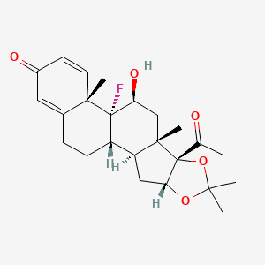 molecular formula C24H31FO5 B1245222 Descinolone acetonide CAS No. 2135-14-0