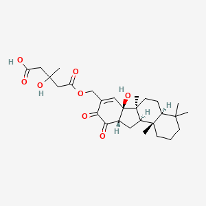 molecular formula C28H40O8 B1245225 Dasyscyphin C 