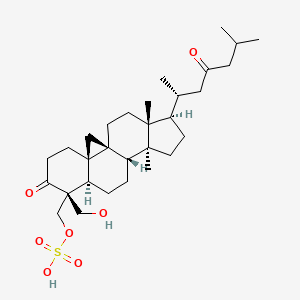 molecular formula C30H48O7S B1245228 capisterone B 