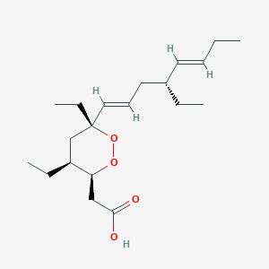 molecular formula C20H34O4 B1245233 Plakortide M 