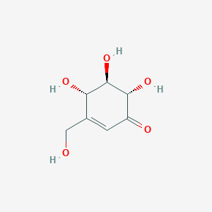 molecular formula C7H10O5 B1245239 Gabosine I 