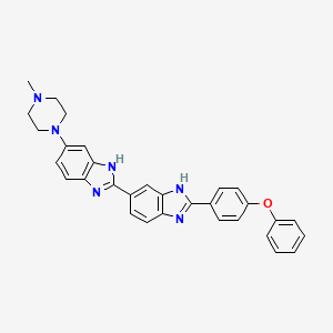 molecular formula C31H28N6O B1245245 Hoechst 33377 