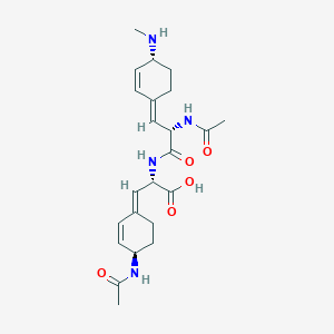 molecular formula C23H32N4O5 B1245249 Radiosumin B 