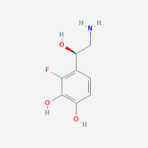 molecular formula C8H10FNO3 B1245250 6-Fluoronorepinehprine 