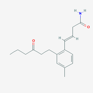 molecular formula C17H23NO2 B1245251 Lorneamide B 