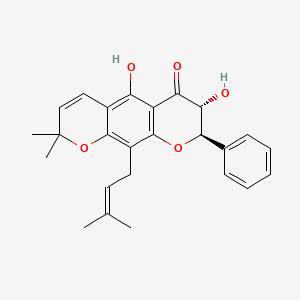 molecular formula C25H26O5 B1245260 Mundulinol 