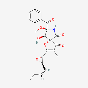molecular formula C22H23NO7 B1245261 Synerazol 