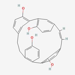 molecular formula C28H22O4 B1245264 Isoplagiochin C 
