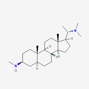 molecular formula C24H44N2 B1245279 Dictyophlebine 