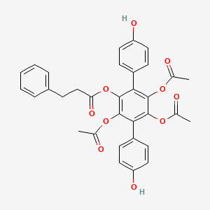 molecular formula C33H28O10 B1245286 curtisian B 