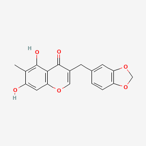 molecular formula C18H14O6 B1245287 Ophiopogonone A 