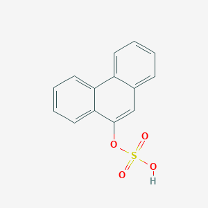 molecular formula C14H10O4S B1245294 9-Phenanthryl hydrogen sulfate 