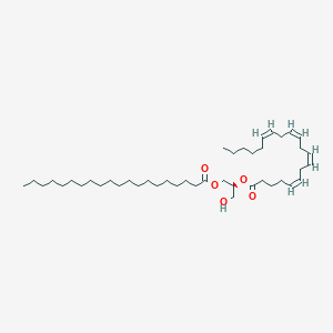 molecular formula C43H76O5 B1245296 DG(20:0/20:4(5Z,8Z,11Z,14Z)/0:0) 