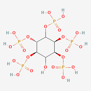 molecular formula C6H17O21P5 B1245301 1D-肌醇1,2,3,4,5-五磷酸 