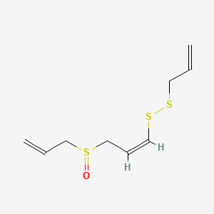 molecular formula C9H14OS3 B1245311 (Z)-蒜素 CAS No. 92285-00-2