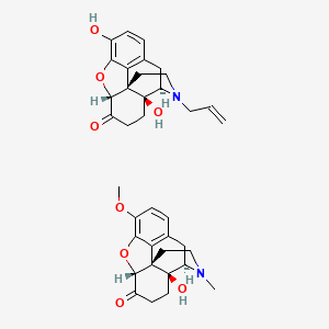 molecular formula C37H42N2O8 B1245342 Targinact CAS No. 92522-88-8