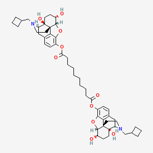 molecular formula C52H68N2O10 B1245343 萘布啡癸二酸酯 CAS No. 311768-81-7