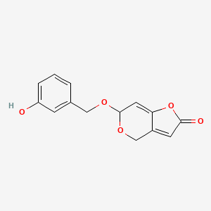 molecular formula C14H12O5 B1245346 品图林 