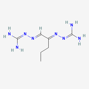 Hydrazinecarboximidamide, 2,2'-(1-propyl-1,2-ethanediylidene)bis-