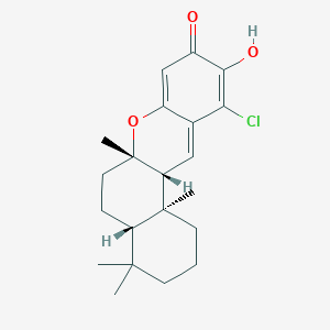 molecular formula C21H27ClO3 B1245391 氯普乌佩酮 