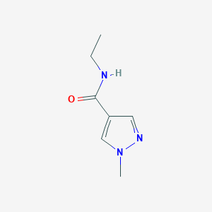 B124542 N-Ethyl-1-methyl-1H-pyrazole-4-carboxamide CAS No. 150108-77-3