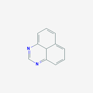molecular formula C11H8N2 B1245420 9bH-perimidine 