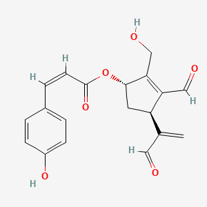molecular formula C19H18O6 B1245422 Luzonidial B 