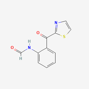 molecular formula C11H8N2O2S B1245445 2-甲酰胺基苯基-2'-噻唑基酮 
