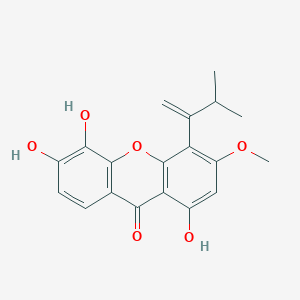 molecular formula C19H18O6 B1245447 Vieillardixanthone 