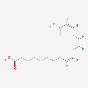 molecular formula C18H30O3 B1245450 17-Hydroxylinolenic acid 