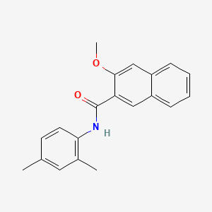 molecular formula C20H19NO2 B12454574 N-(2,4-dimethylphenyl)-3-methoxynaphthalene-2-carboxamide 