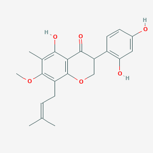 molecular formula C22H24O6 B1245466 Desmodianone B 