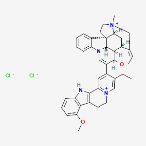 molecular formula C40H42Cl2N4O2 B1245469 Guiaflavine 