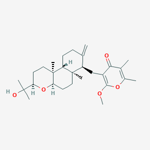 molecular formula C28H42O5 B1245487 candelalide C 