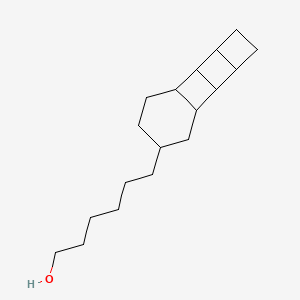 molecular formula C18H30O B1245490 6-[3]-梯烷-1-己醇 